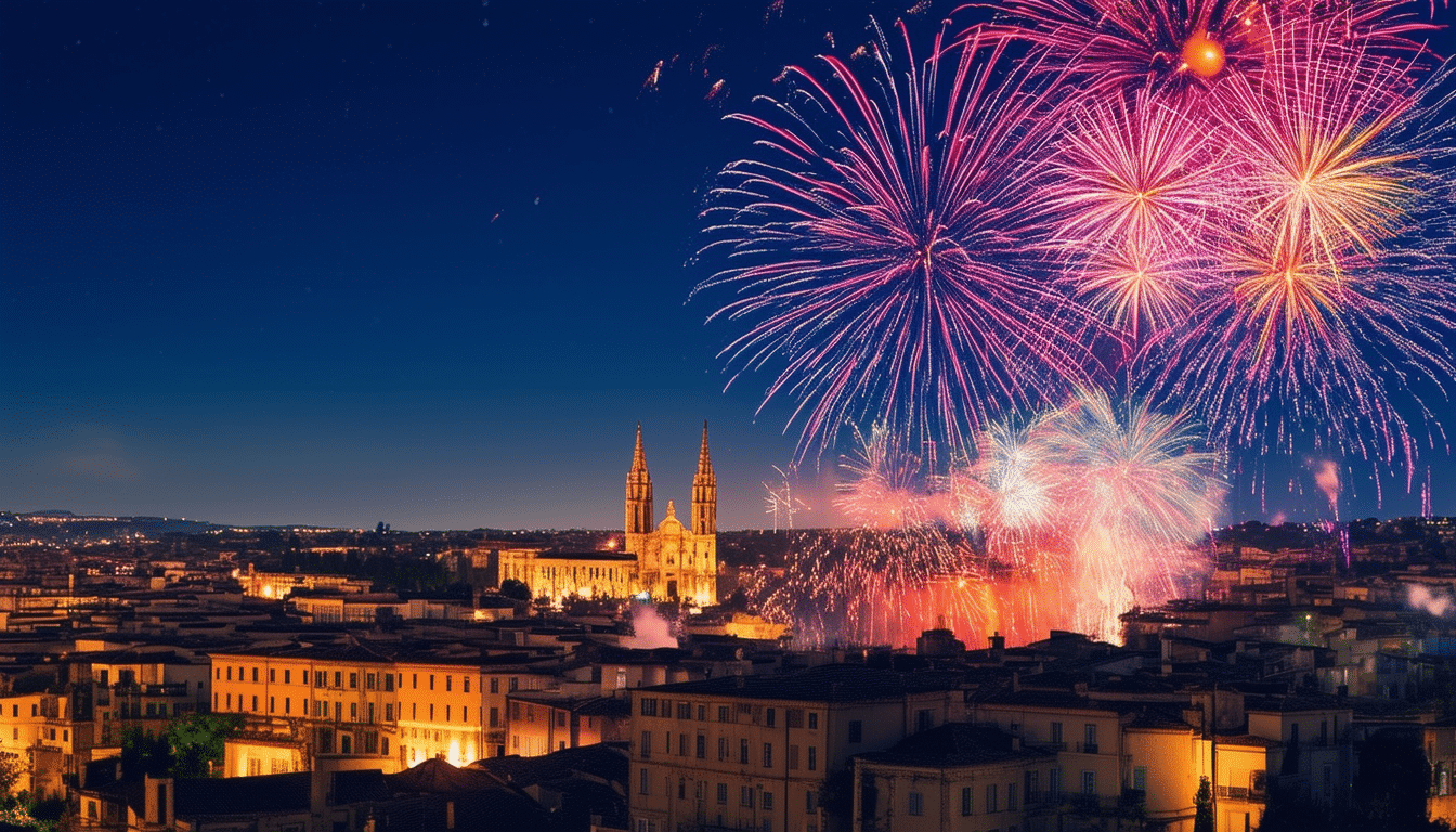 Les plus beaux feux d'artifice autour de Montpellier ce dimanche 14 juillet : ne manquez pas le spectacle ! 🎆🎇