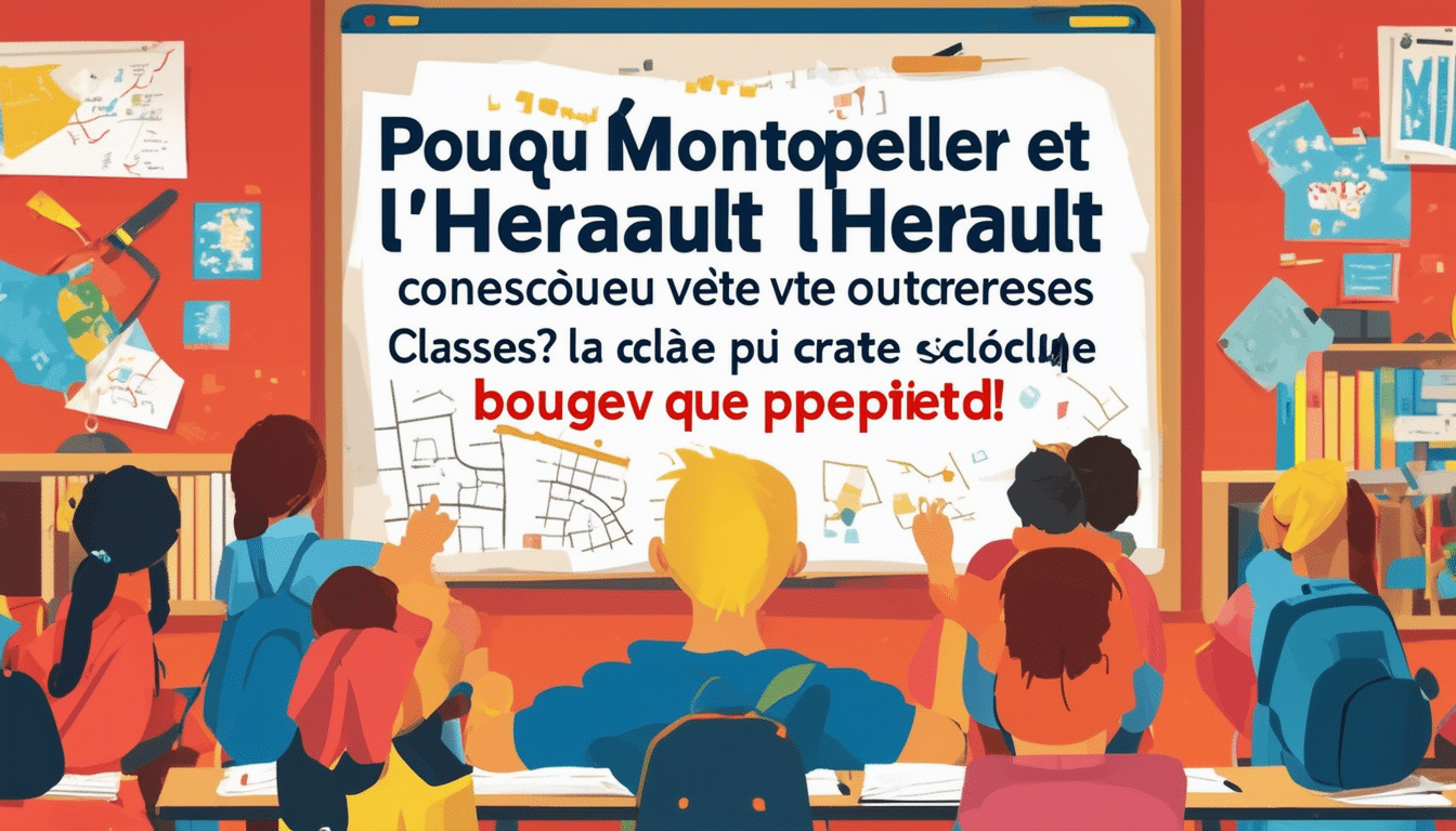 Montpellier et l'Hérault : une révolution scolaire en marche ! 📚💫