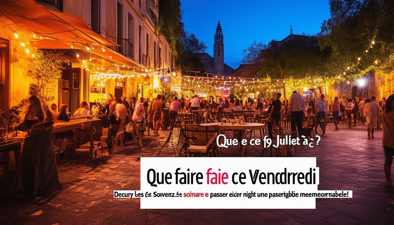Que faire ce vendredi 19 juillet à Montpellier ? 🎉 Découvrez les soirées incontournables pour passer une soirée mémorable ! 🍹