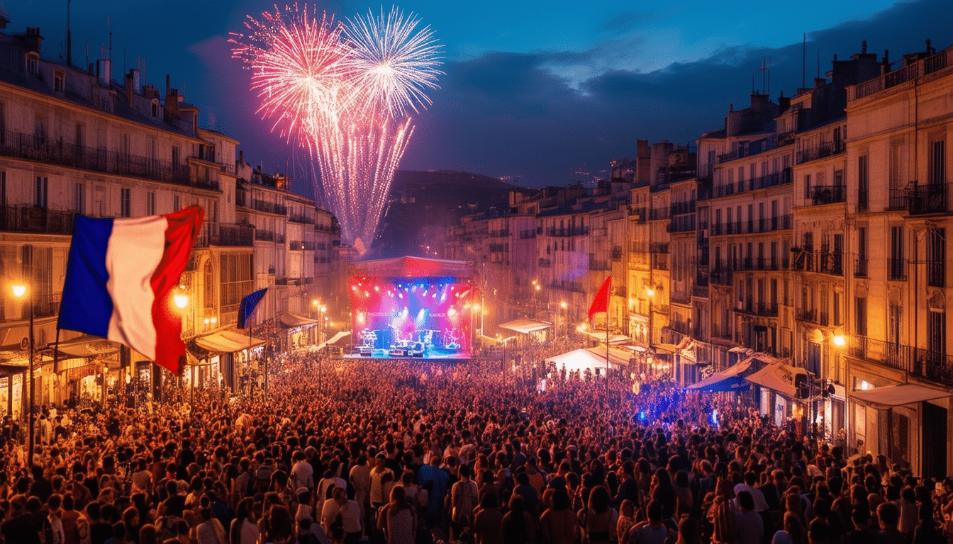 Montpellier s'embrase le 14 juillet ! 🔥 Découvrez le programme explosif de la Fête nationale : spectacle, concert, feu d’artifice, bal des pompiers... 🎇