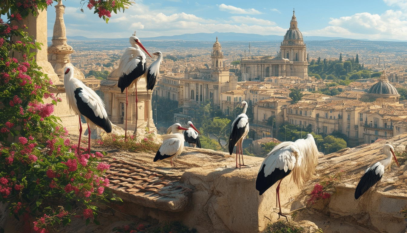 🏰🐦 Cigognes en Ville : Un Église de Montpellier Devenue Refuge!
