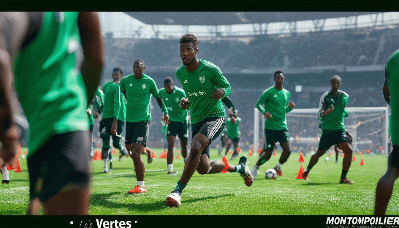 🔋 Préparation des Vertes : En route pour le choc face à Montpellier ! ⚽️