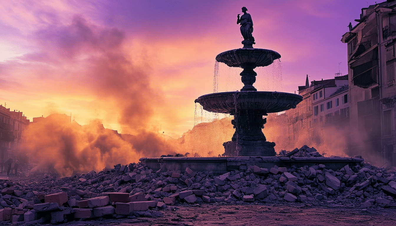 🚧 La Fontaine de Montpellier : Derniers Échos avant la Disparition 🌊