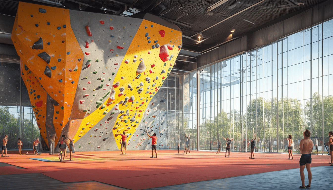 🏞️ Montpel'Escalade : Le Palais des Sports dévoile son nouveau mur colossal ! 🧗‍♂️