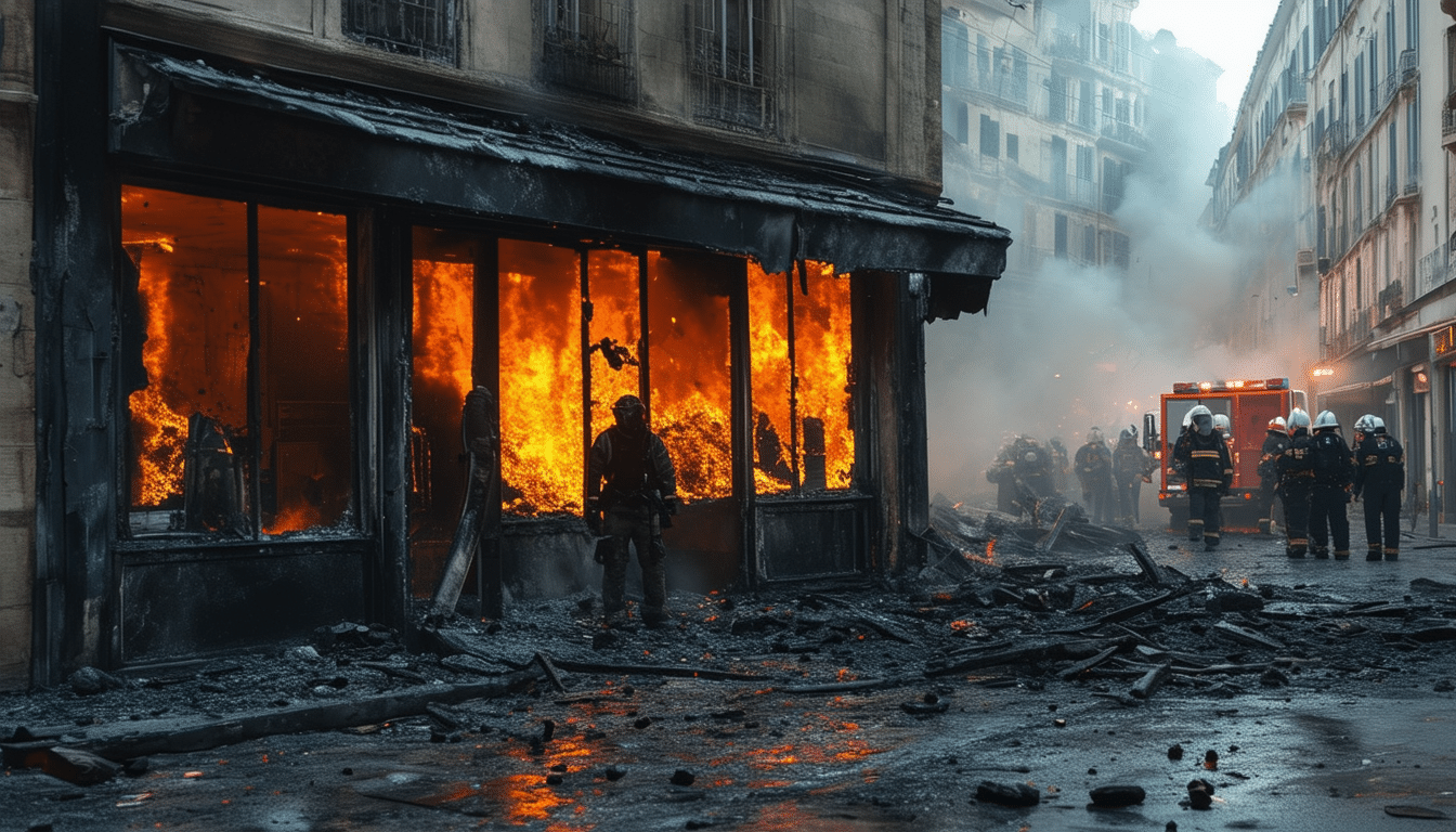 🔥 Tragédie à Montpellier : Épicerie en flammes, deux vies brisées 😢