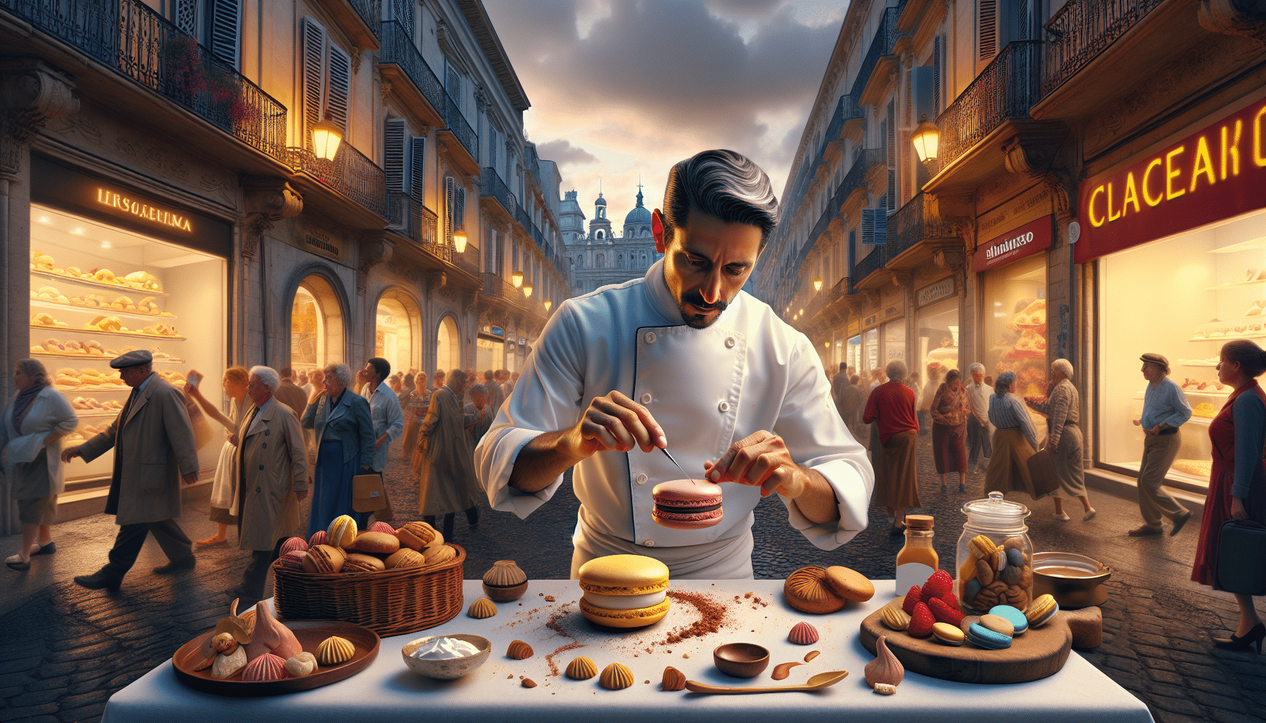 À Montpellier, Richard Moquet transforme le macaron craqué en une délicieuse expérience culinaire sur la rue Lunaret