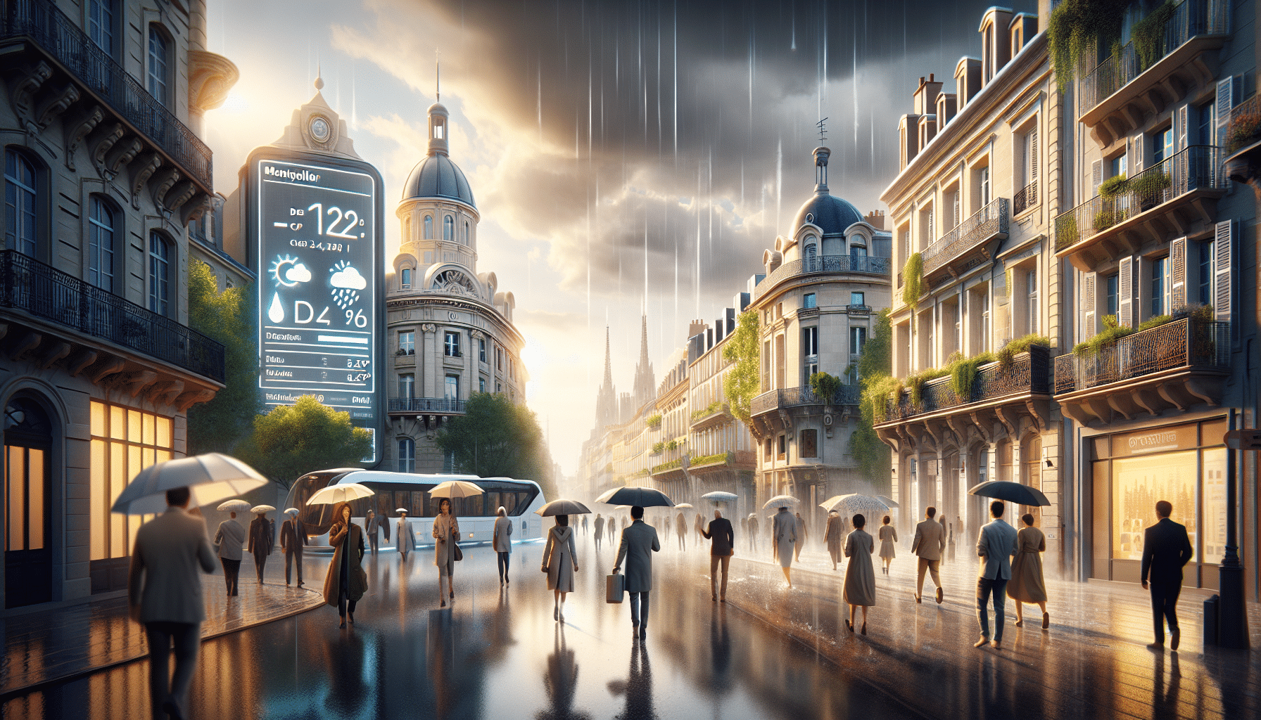 Anticipations climatiques pour Montpellier le mercredi 4 décembre 2024