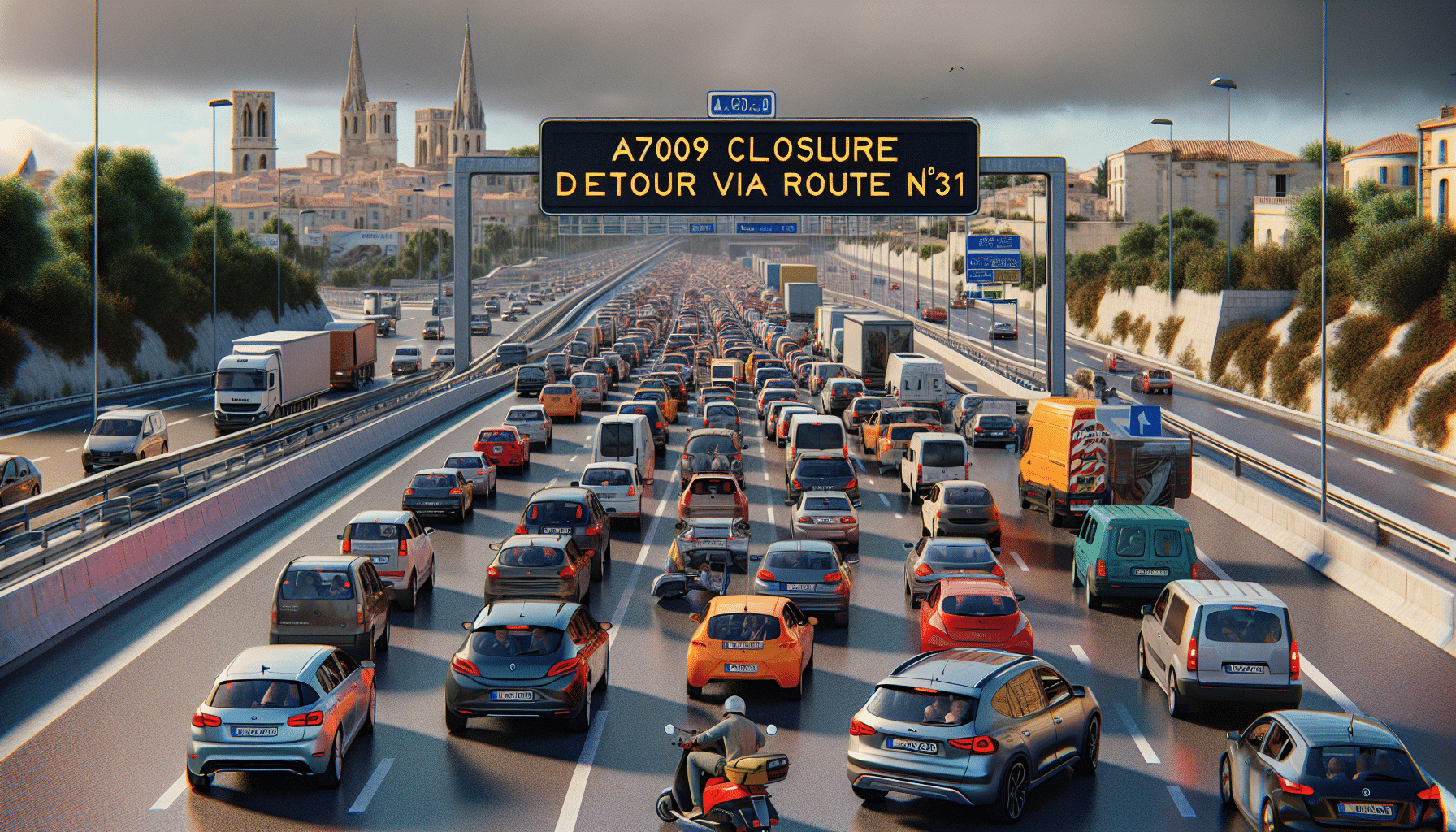 Fermeture de l’Autoroute A709 à Montpellier-Ouest : Informations sur la N°31