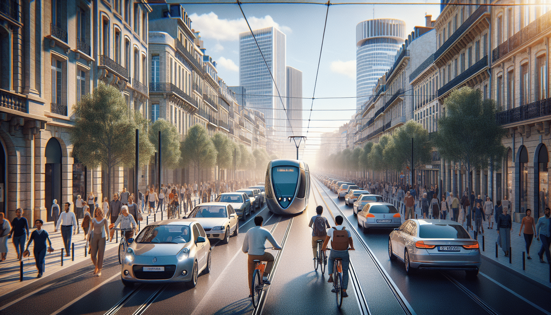 Impact de l’inauguration de la ligne 5 de tramway sur la circulation automobile à Montpellier d’ici fin 2025