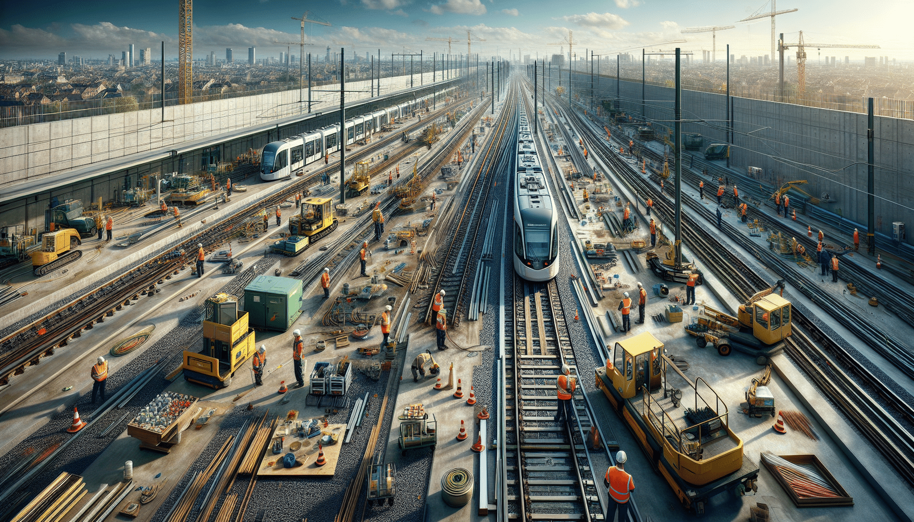 Mise à jour sur la Ligne 5 : état des lieux des travaux, installation des rails et essais de circulation avant l’ouverture du tramway de Montpellier dans un an