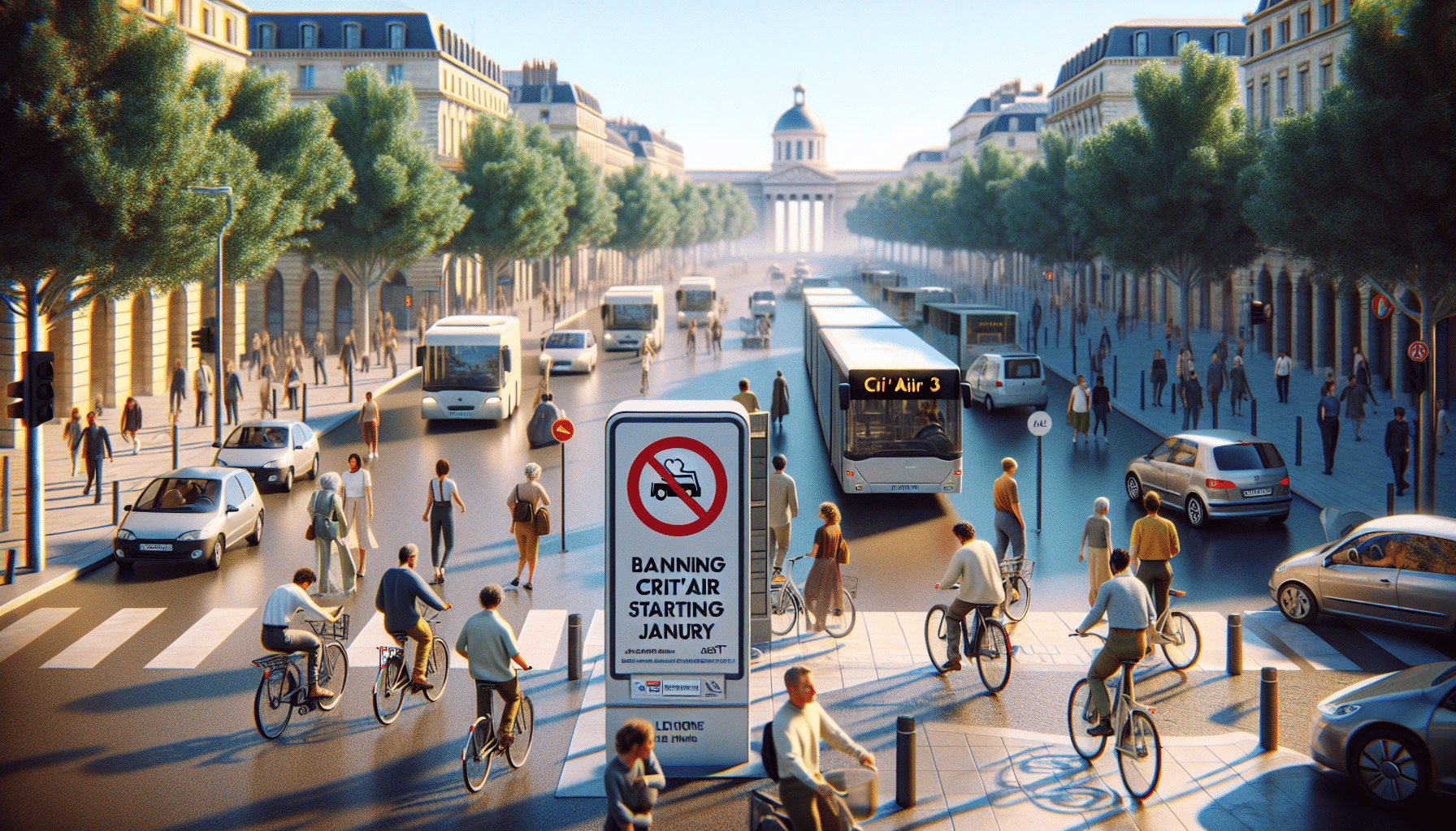 Montpellier et ses Zones à Faibles Émissions : L’interdiction des véhicules Crit’air 3 débute le 1er janvier, mais sans système de contrôle