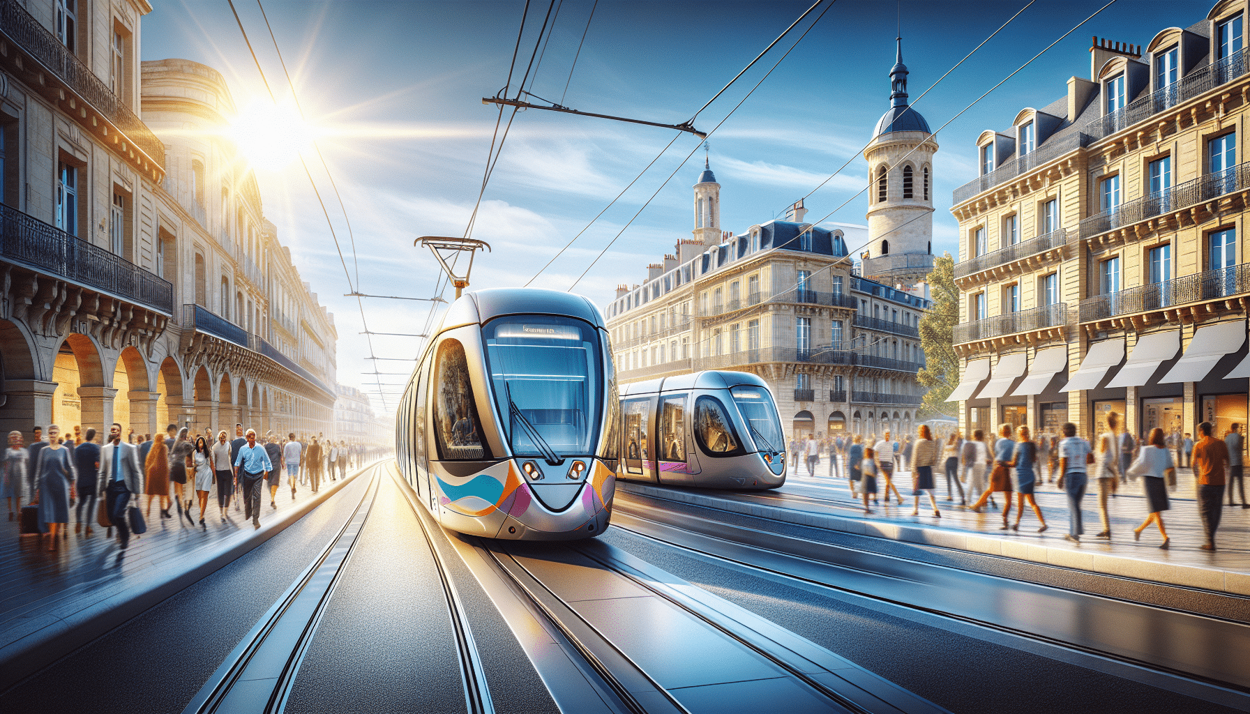 Montpellier accueille sa première rame de tram de la ligne 5