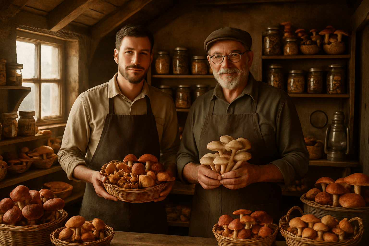 Découvrez les champignons rares cultivés par Bastien et Bruno au Grenier de la Mosson à Montpellier