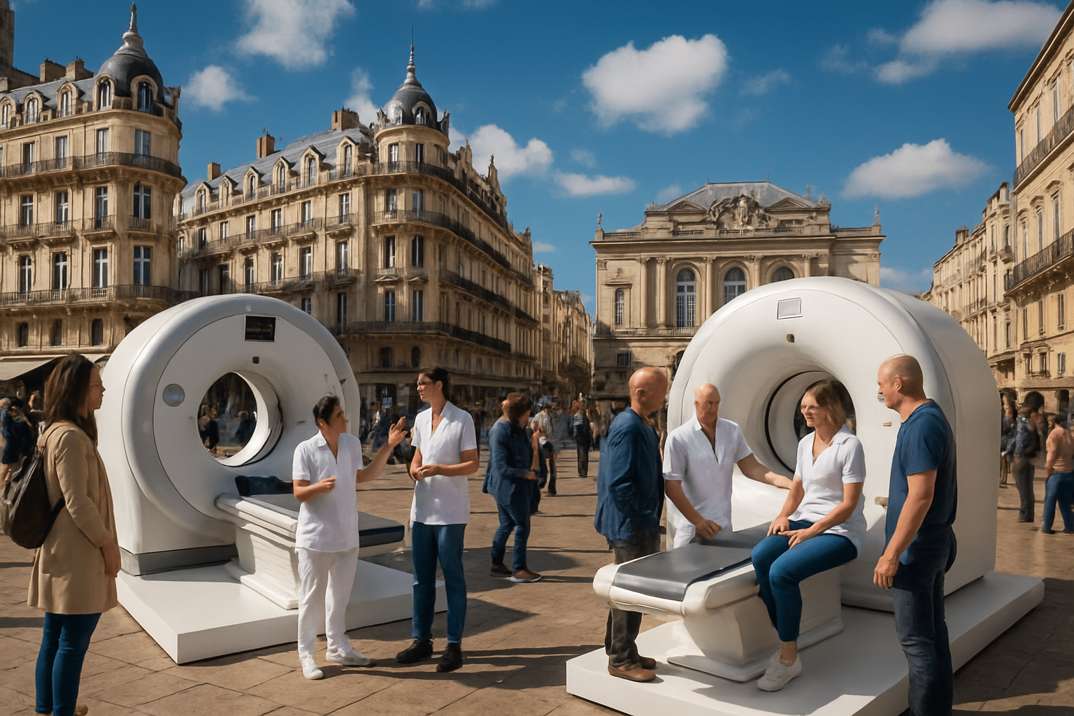 Des examens médicaux en plein centre de Montpellier : scanner et IRM disponibles place de la Comédie