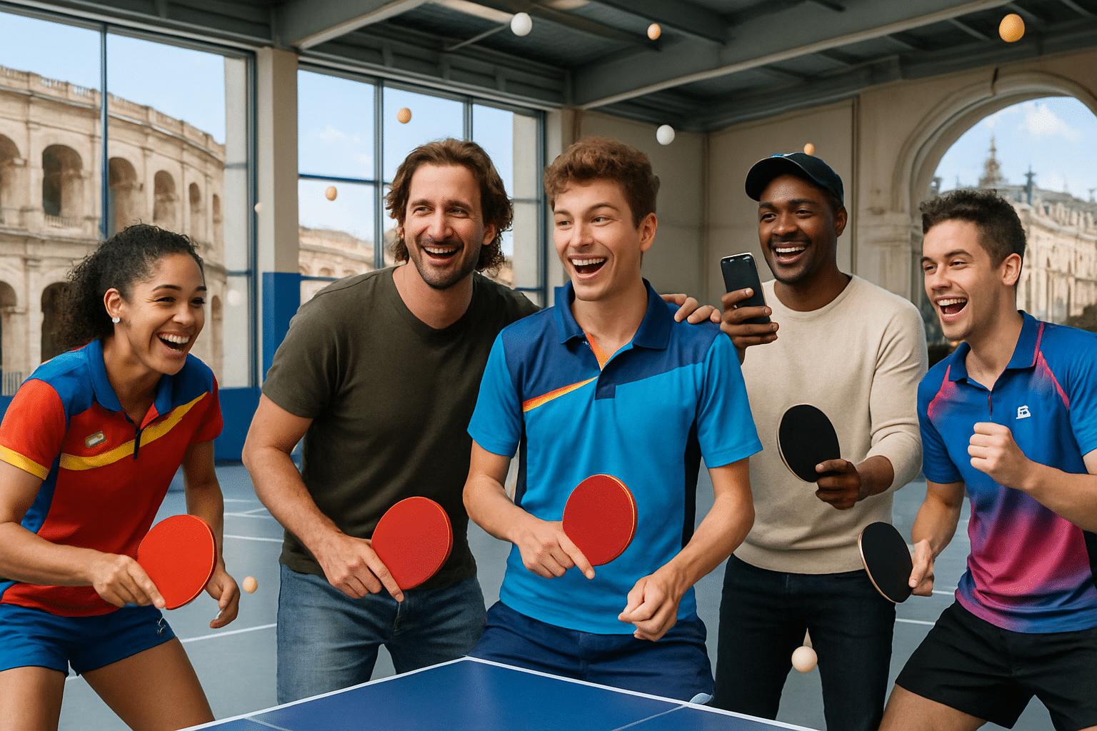 Des pongistes et des stars s’unissent pour une noble cause avec l’Alliance Nîmes-Montpellier Tennis de Table