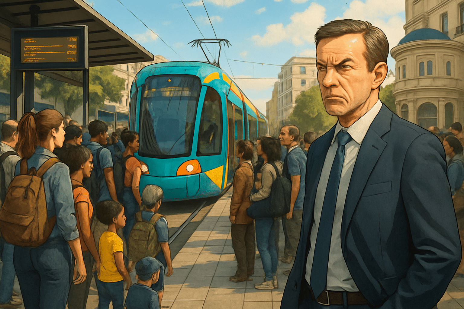 François Déletraz, président national de la Fnaut, estime que la gratuité des transports à Montpellier est inadaptée