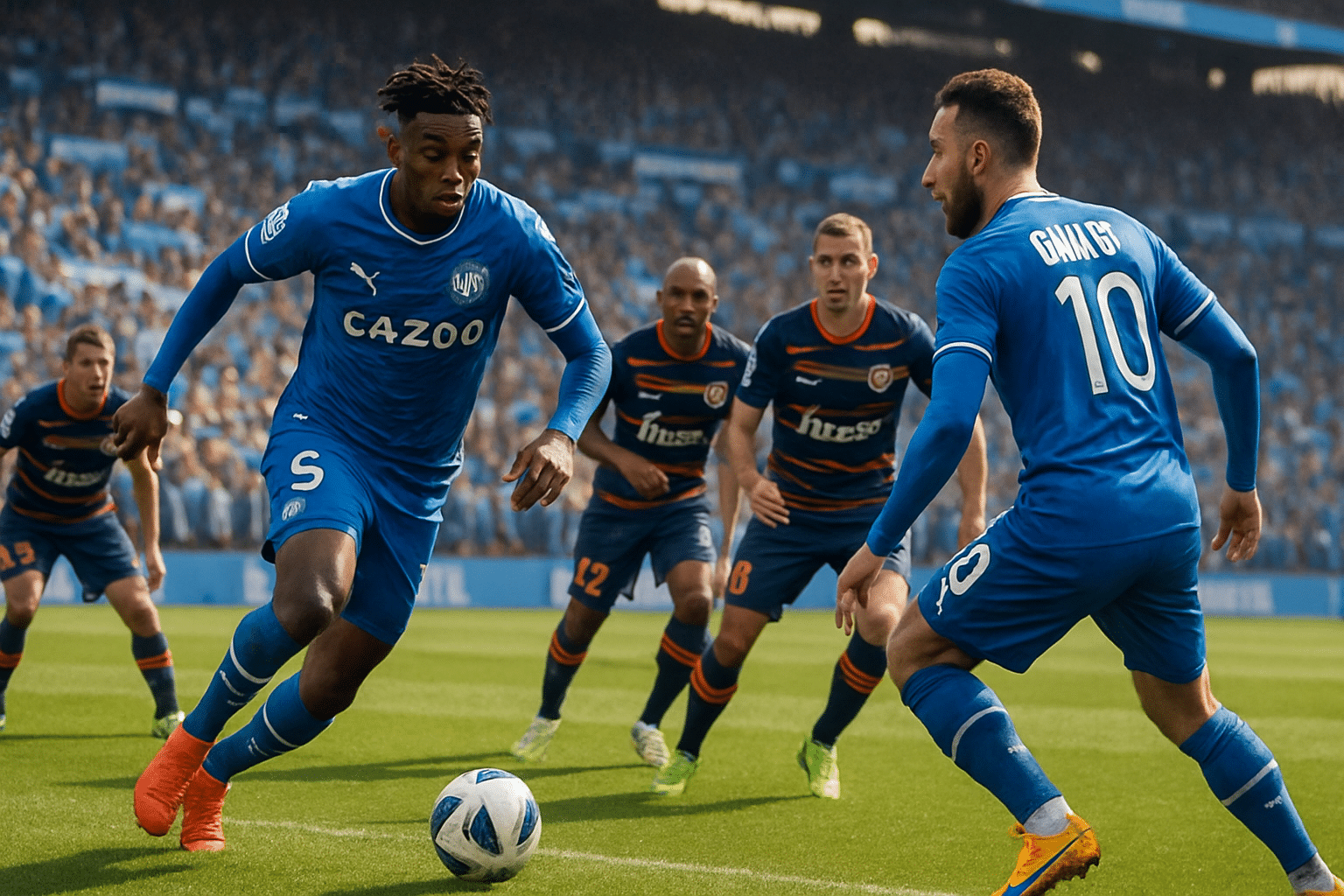 L’OM s’illustre avec Ulisses Garcia et Amine Gouiri contre Montpellier lors de la 30e journée de Ligue 1