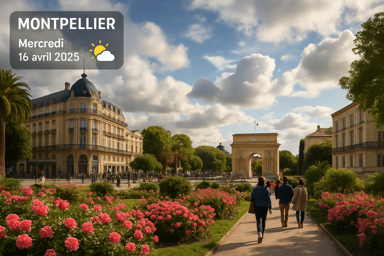 Météo à Montpellier et ses alentours pour le mercredi 16 avril 2025 : anticipations et tendances