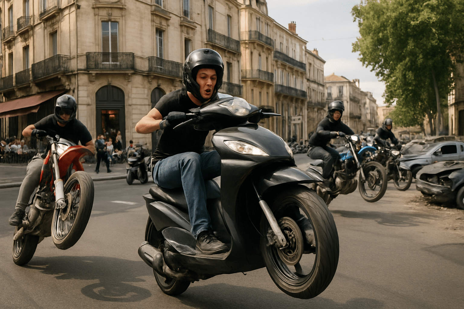 Montpellier : des rodéos urbains, une lutte efficace contre les véhicules à la casse