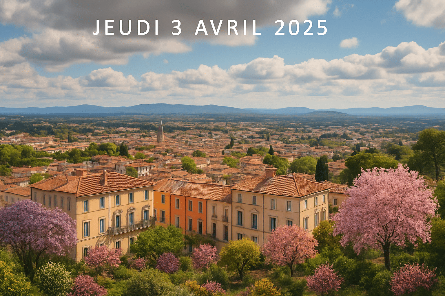 Prévisions météorologiques pour Montpellier et ses alentours le jeudi 3 avril 2025