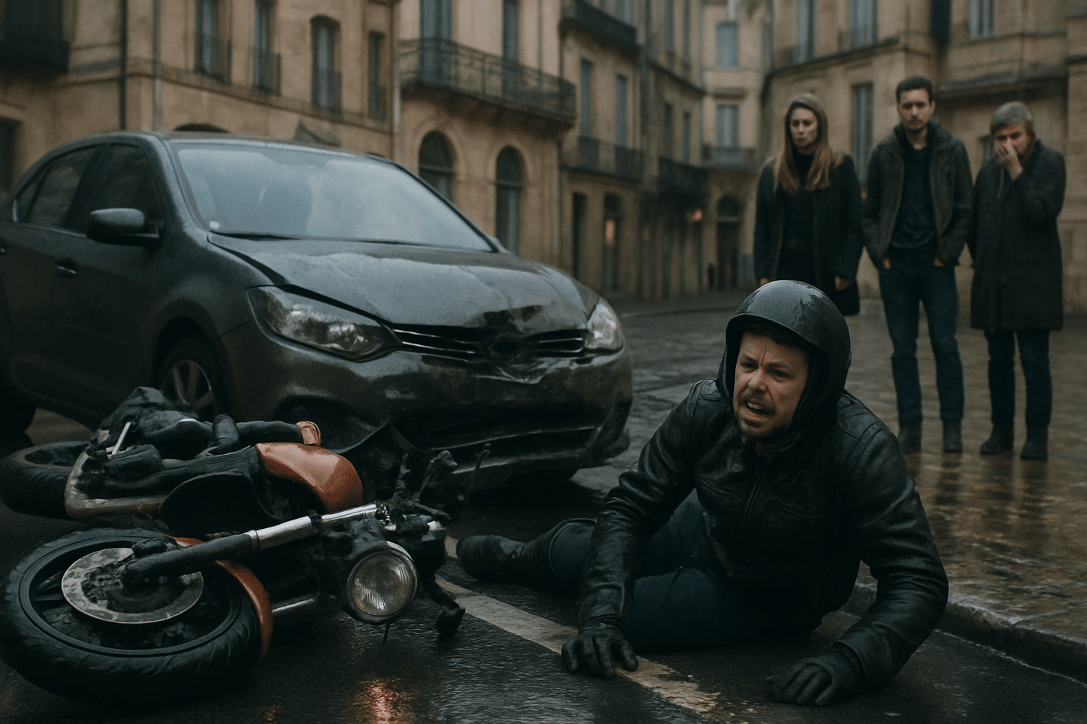 Un tragique accident à Montpellier : un motard de 35 ans perd la vie après une collision avec une voiture faisant demi-tour sur une ligne blanche