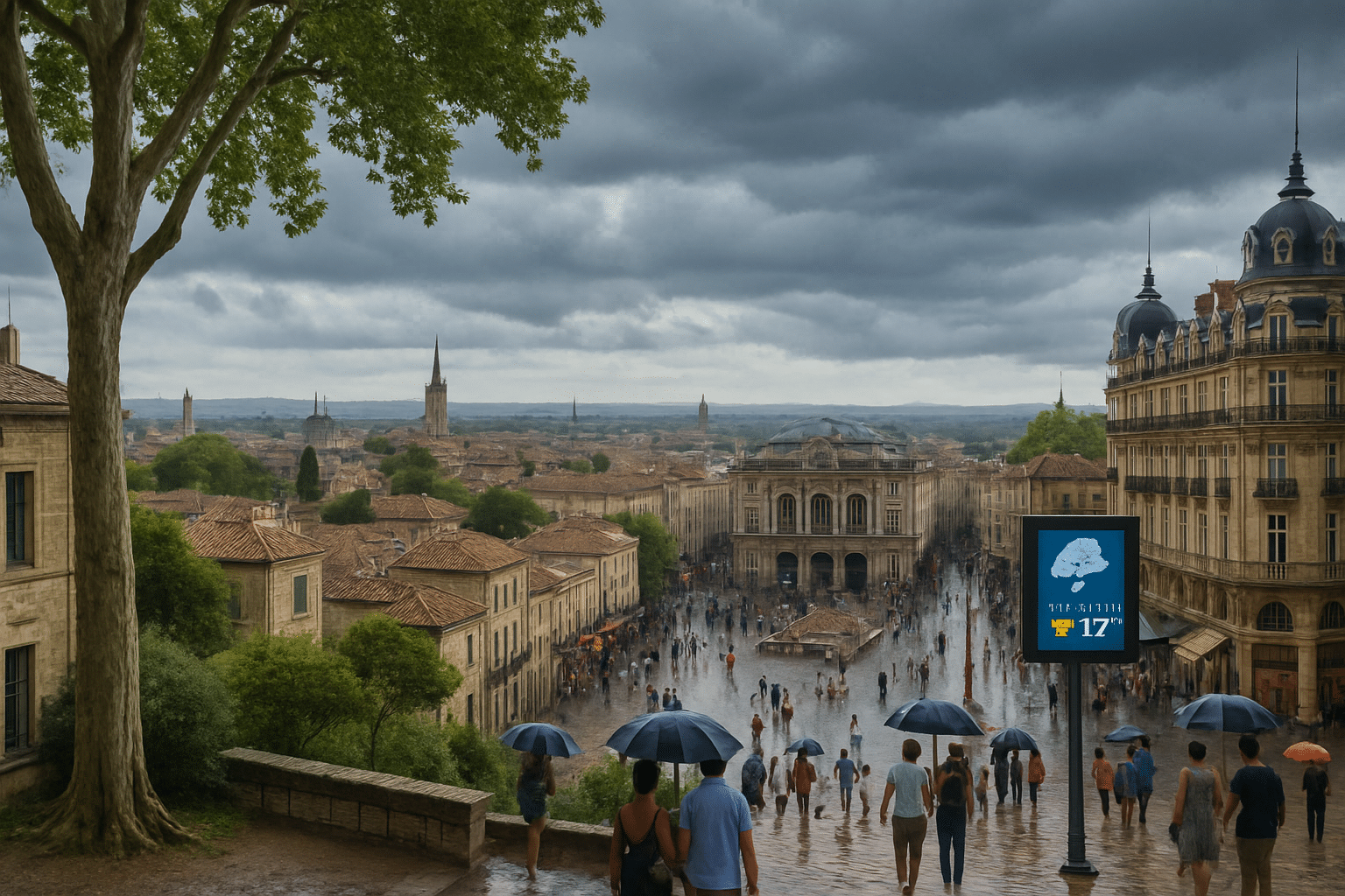 prévisions météo pour Montpellier et sa région le vendredi 16 mai 2025