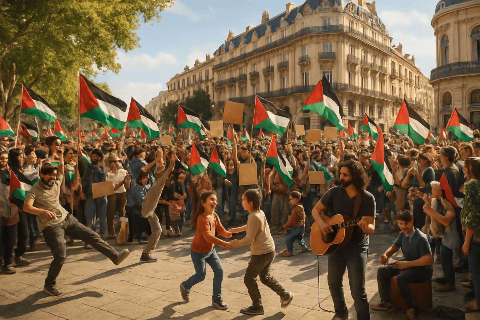 À Montpellier, la Comédie de nouveau occupée en solidarité avec la Palestine