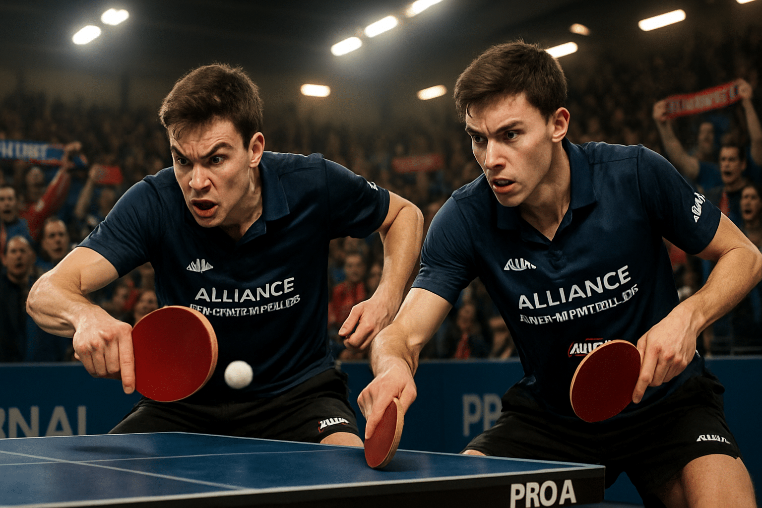 L’Alliance Nîmes-Montpellier des frères Lebrun met la pression sur la finale de la ProA de tennis de table