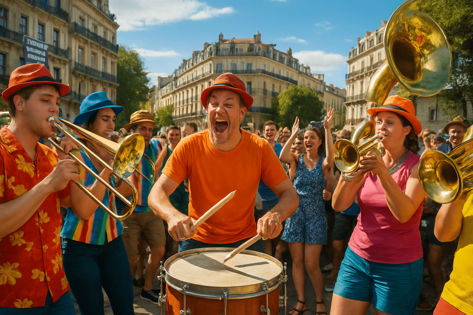 Montpellier : un aperçu captivant du festival des fanfares 2025 entre cuivres éclatants et rythmes de tambours