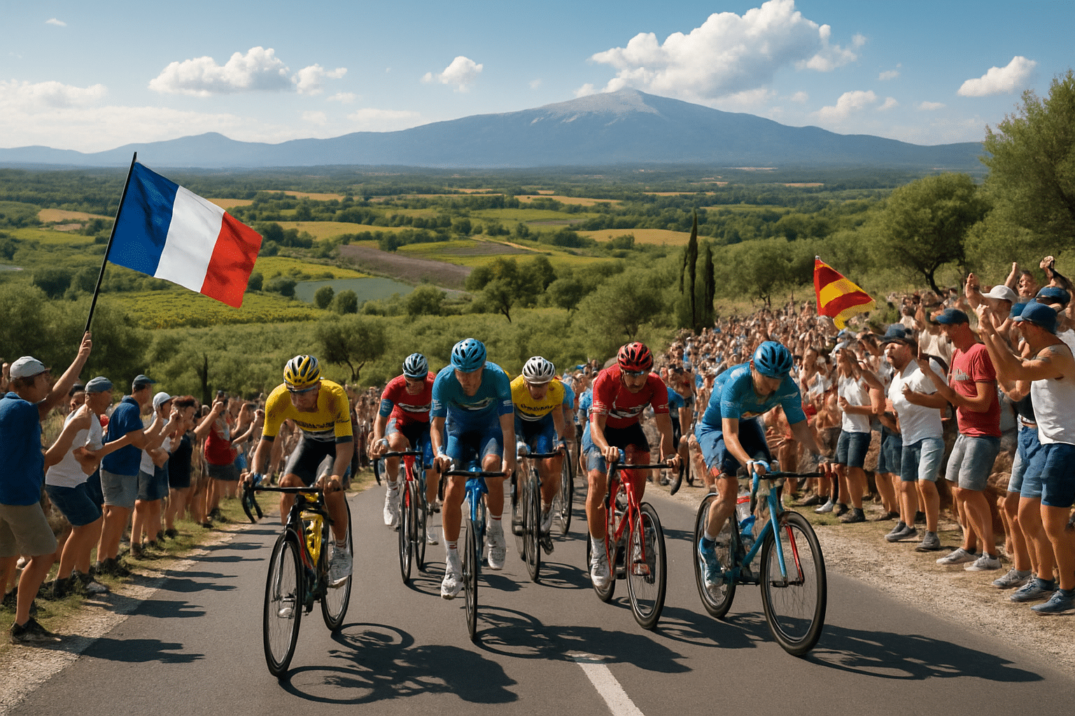 Résumé et classement de la 16ème étape du Tour de France 2025 : de Montpellier au Mont Ventoux
