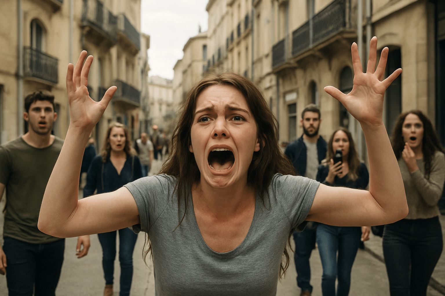 Une témoin relate l’enlèvement d’une jeune femme en pleine rue à Montpellier, où la victime poussait des cris et se débattait