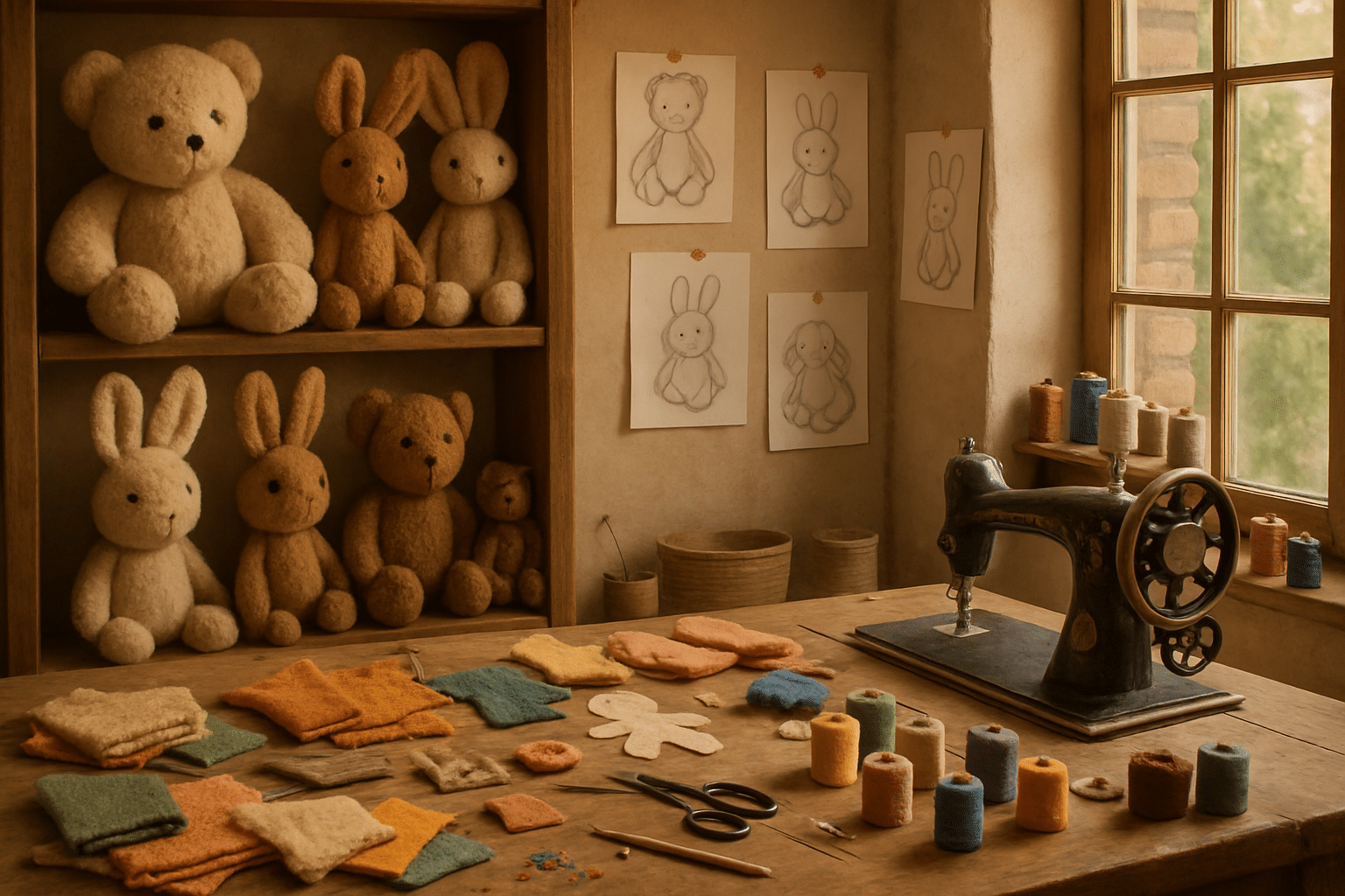 L’univers créatif de l’atelier de la peluche