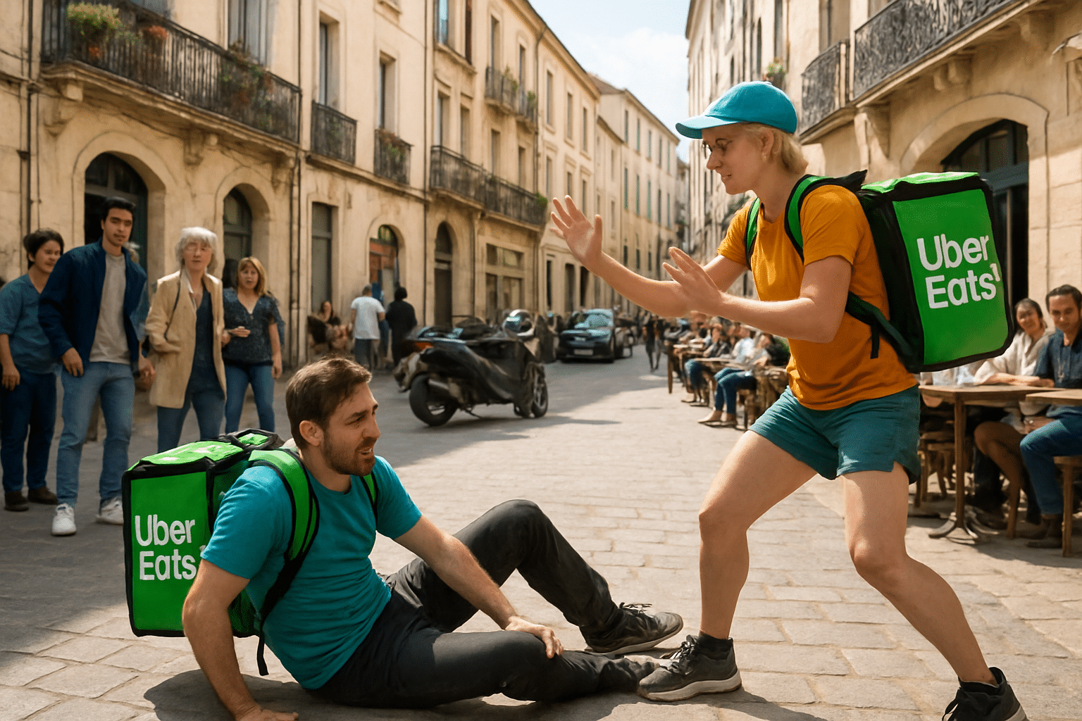 Montpellier : Deux livreurs UberEats s’affrontent, l’un d’eux se retrouve blessé