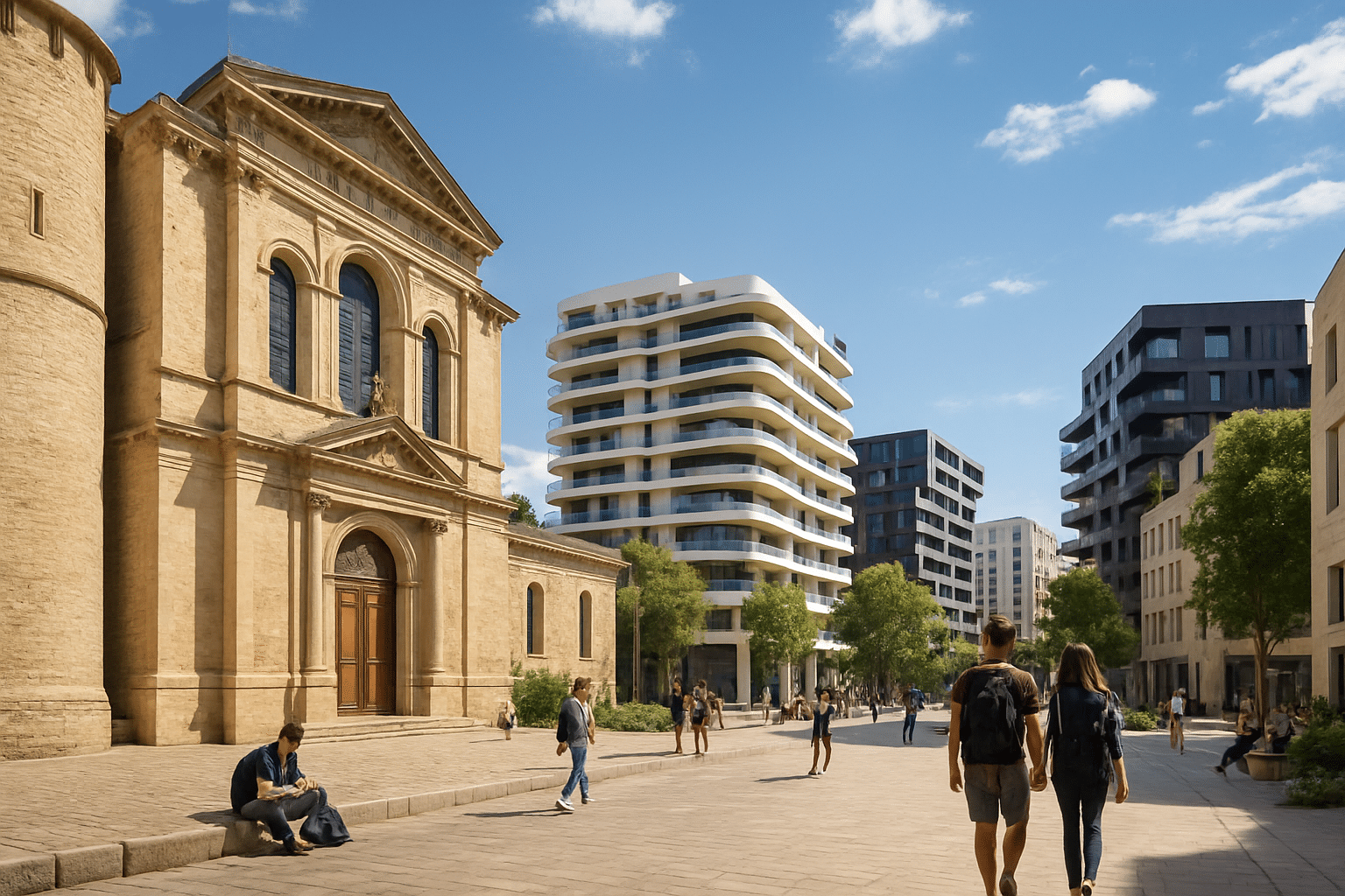 Montpellier : entre la plus ancienne faculté de médecine et le quartier historique le plus moderne