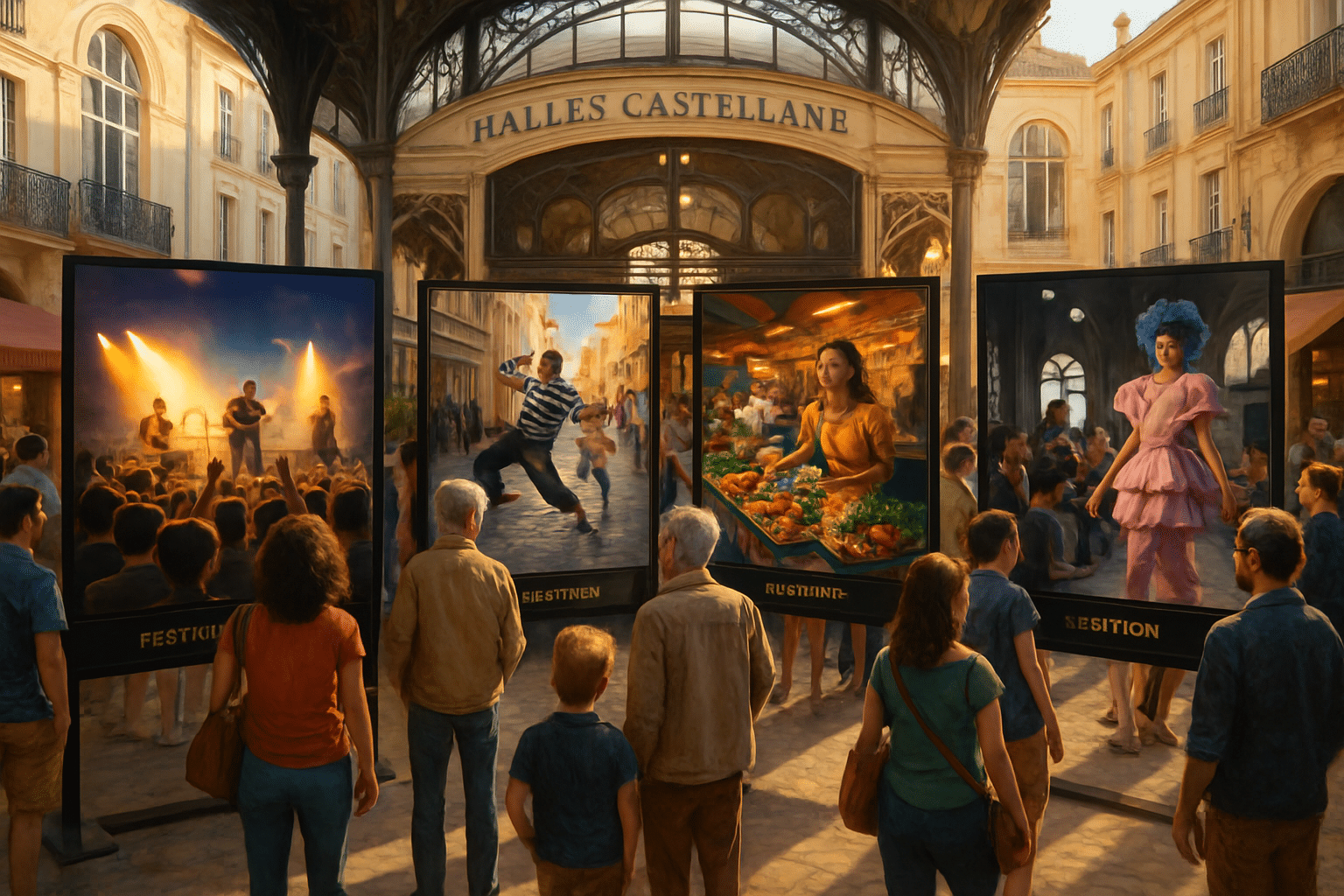 Montpellier met à l’honneur ses quatre grands festivals à travers une exposition photographique au cœur des halles du centre-ville