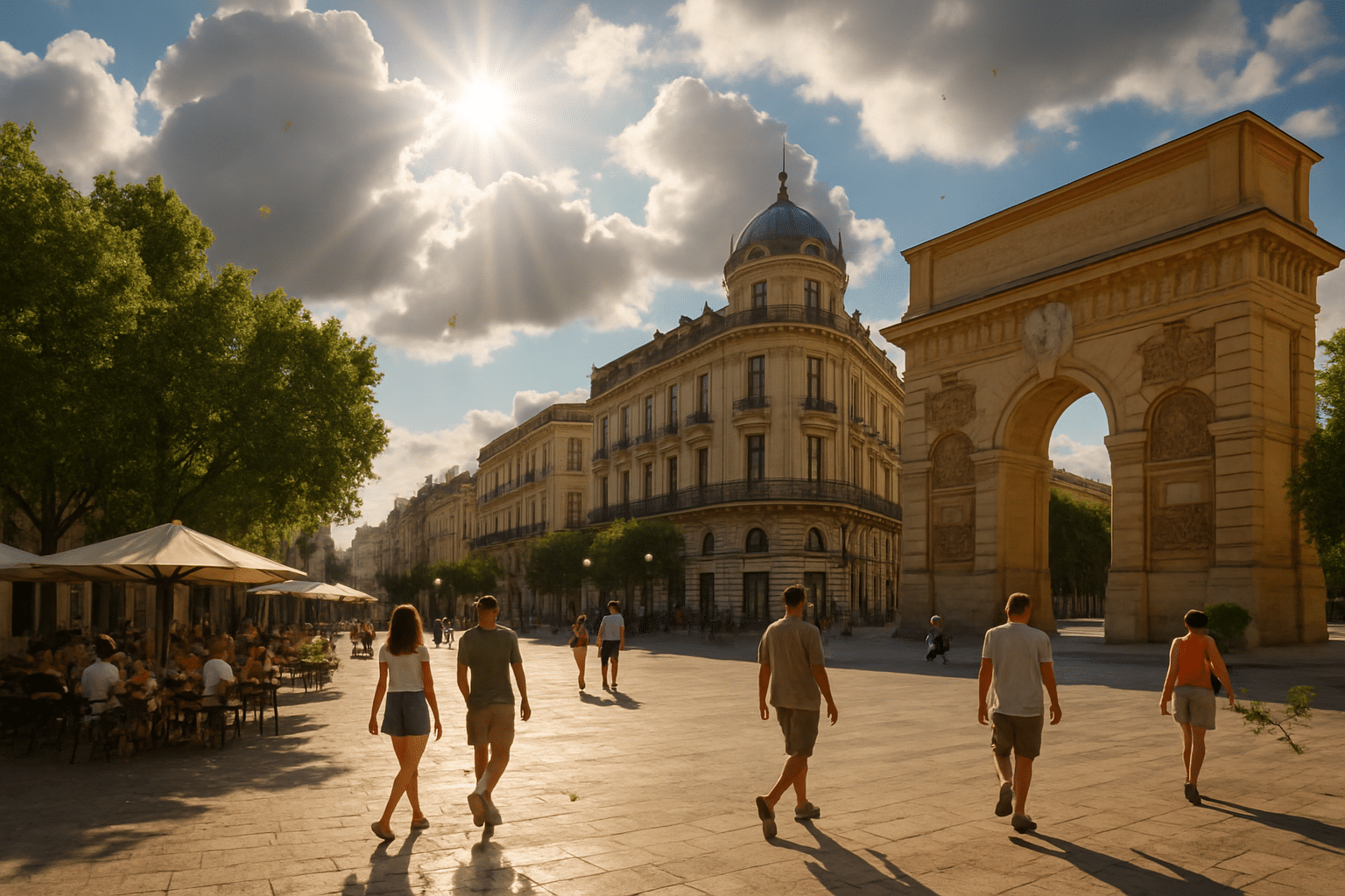 Prévisions météo pour le 6 août 2025 à Montpellier et ses alentours