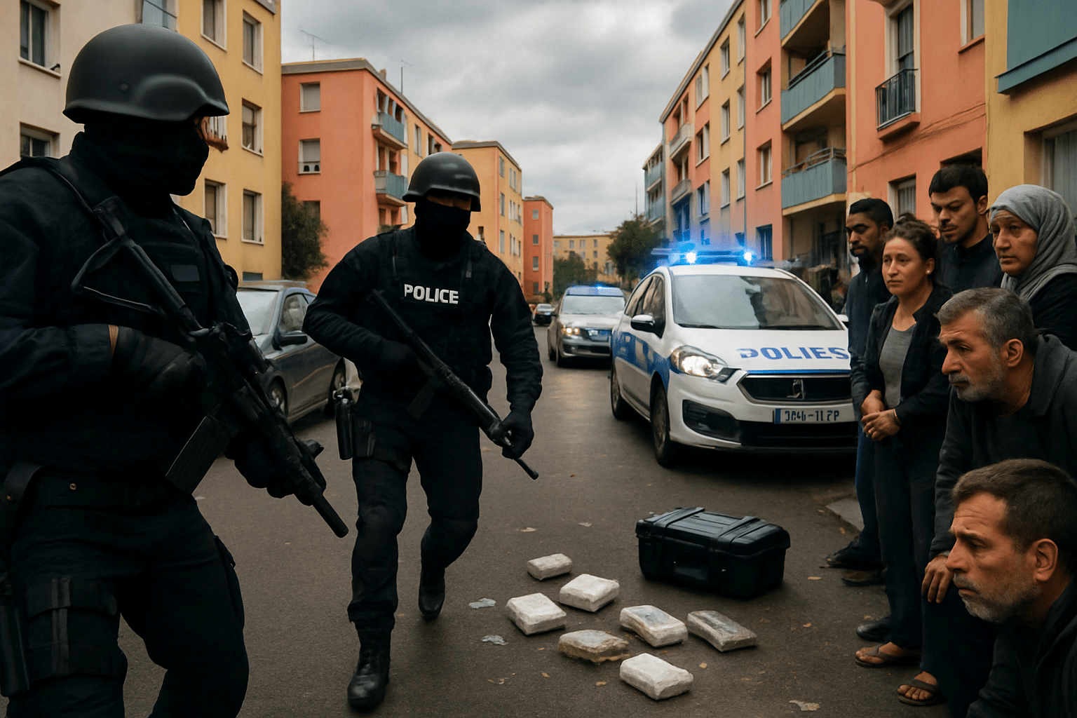 Une intervention marquante contre le trafic de drogue dans le quartier de la Mosson à Montpellier
