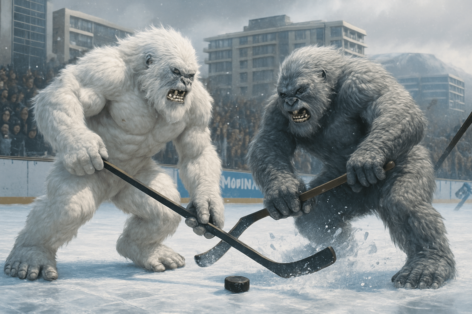 Les Yétis en pleine lutte : un affrontement captivant contre Montpellier lors de la Coupe de hockey sur glace