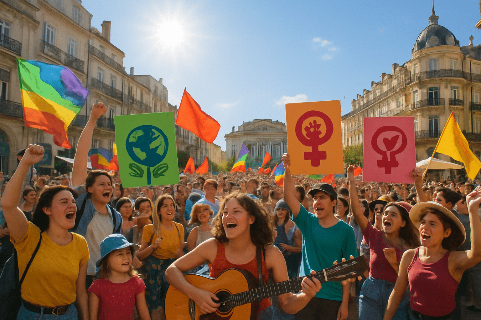 Mobilisation à Montpellier ce dimanche : unis pour la défense du climat et des droits à l’avortement