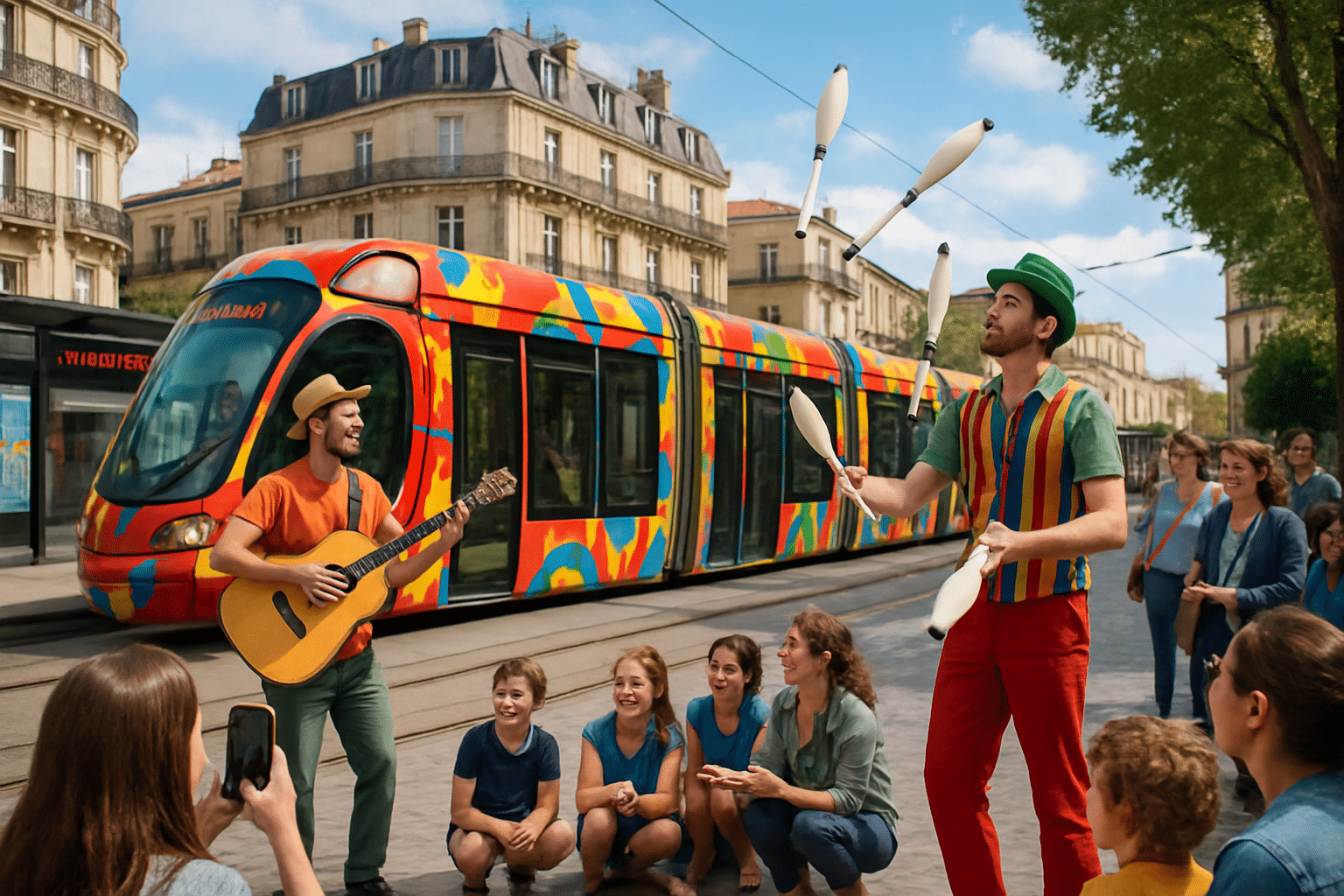 Montpellier : Une scène insolite à ne pas manquer devant un arrêt de tram
