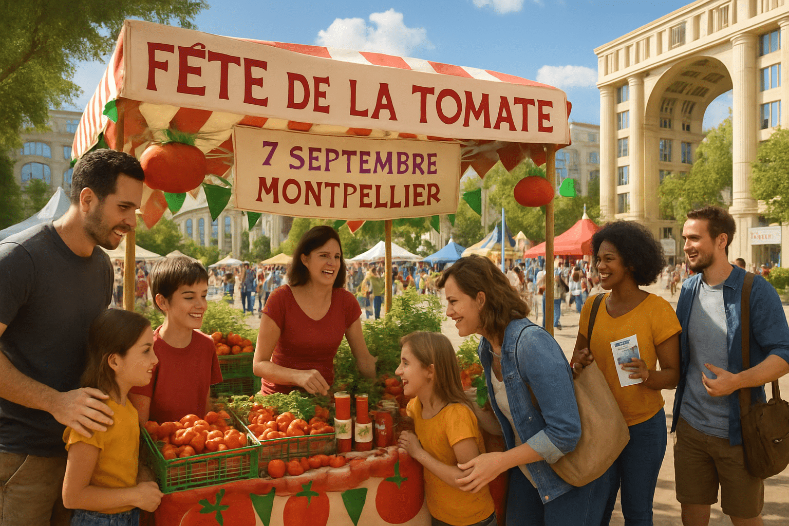 Montpellier en Fête : Vivre la Tomate, Explorer les Musées Gratuits et Découvrir Antigone des Associations ce Dimanche 7 Septembre