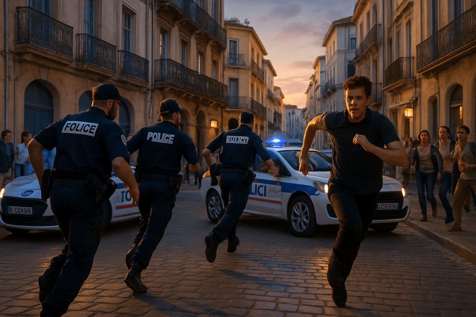 Une intervention policière se transforme en course effrénée dans les rues de Montpellier