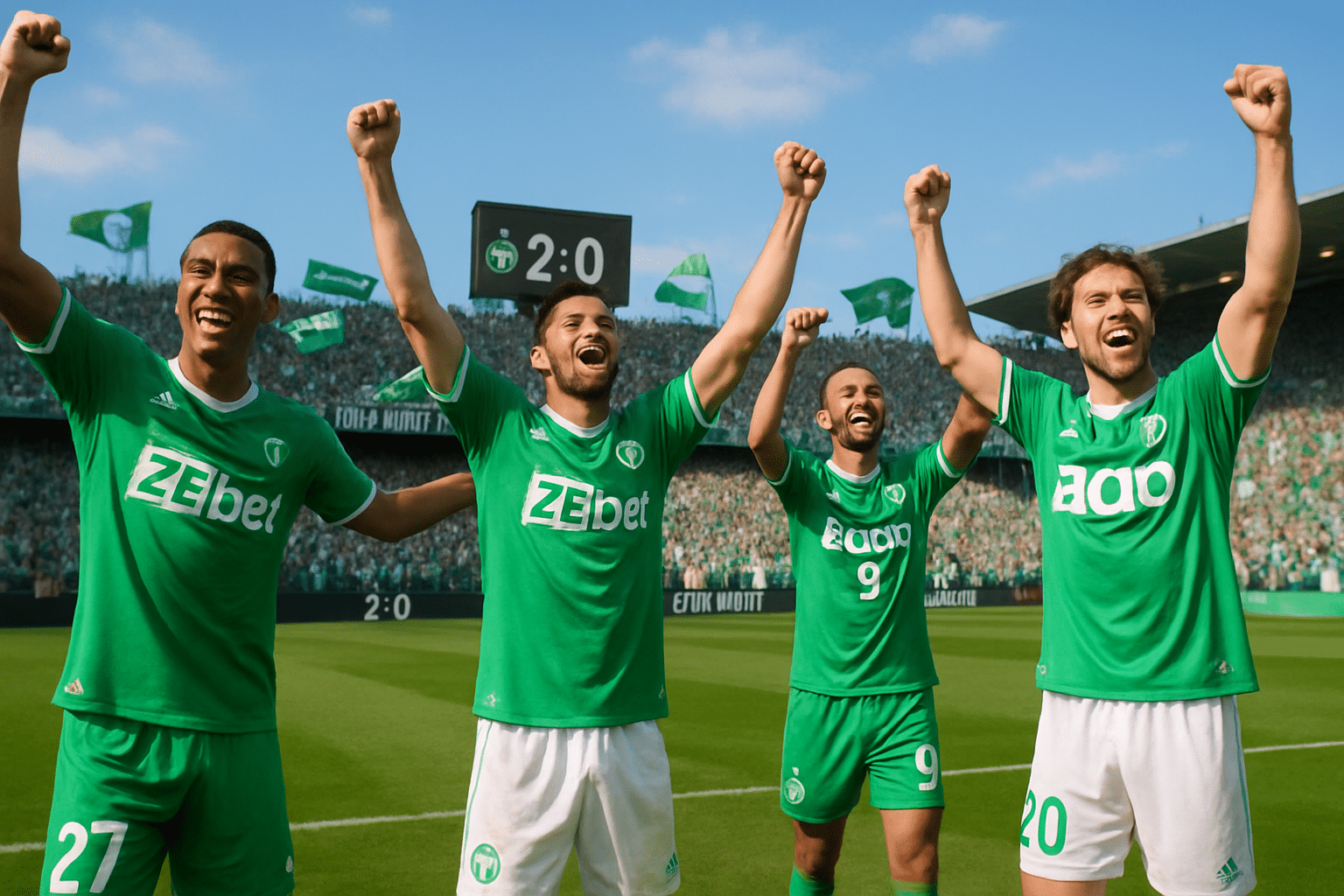 Ligue 2 : L’AS Saint-Étienne reprend du poil de la bête avec un succès à Montpellier (0-2) et grimpe à la tête du championnat