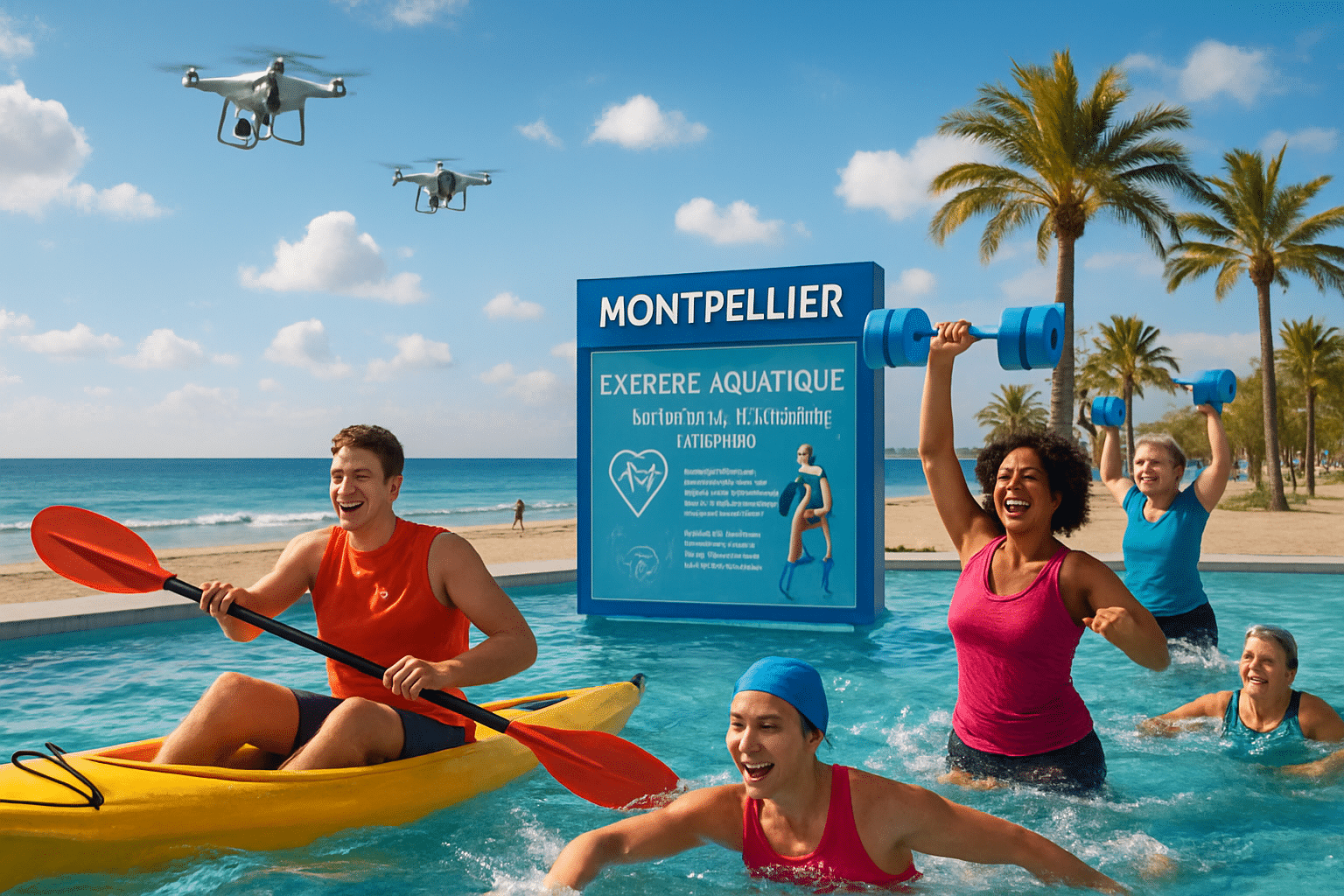 Montpellier : un événement aquatique innovant pour préserver la santé cardiaque