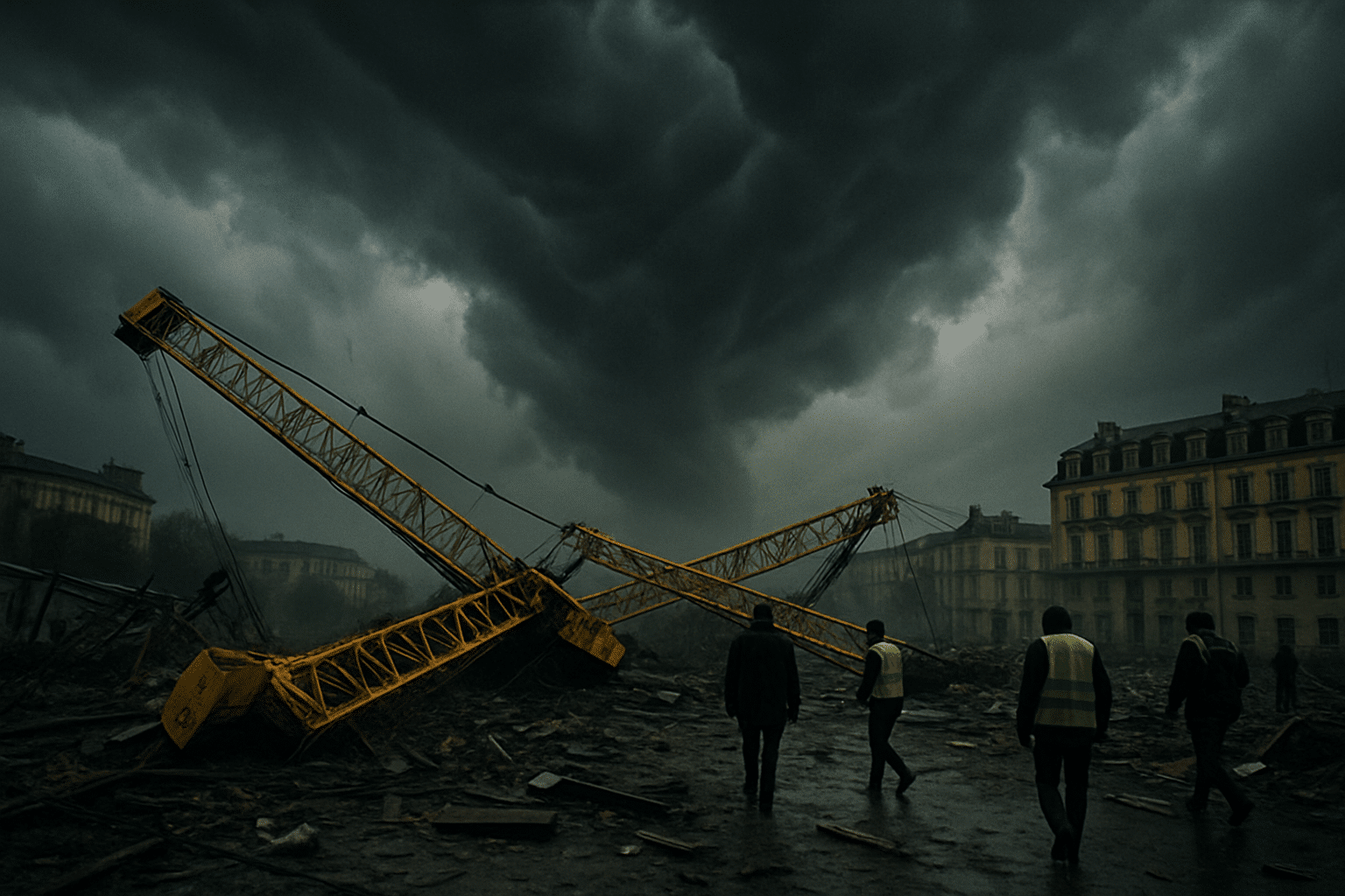 Souvenirs tragiques de la tempête Benjamin : 25 ans après à Montpellier, une tornade emportait des grues et causait la mort de trois personnes