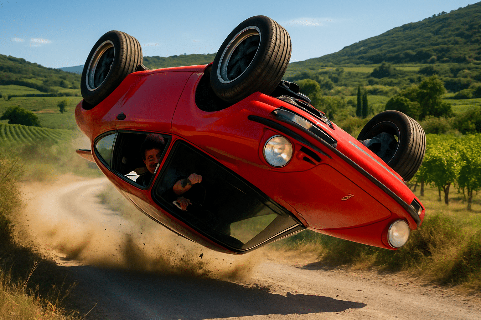 Un homme au volant de sa Porsche fait des tonneaux spectaculaires près de Montpellier