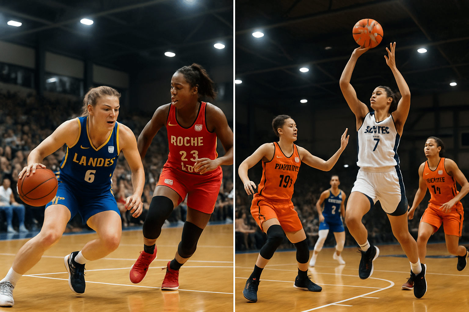 Basket Landes surclasse Roche Vendée tandis que Lattes Montpellier prend le dessus sur Bourges