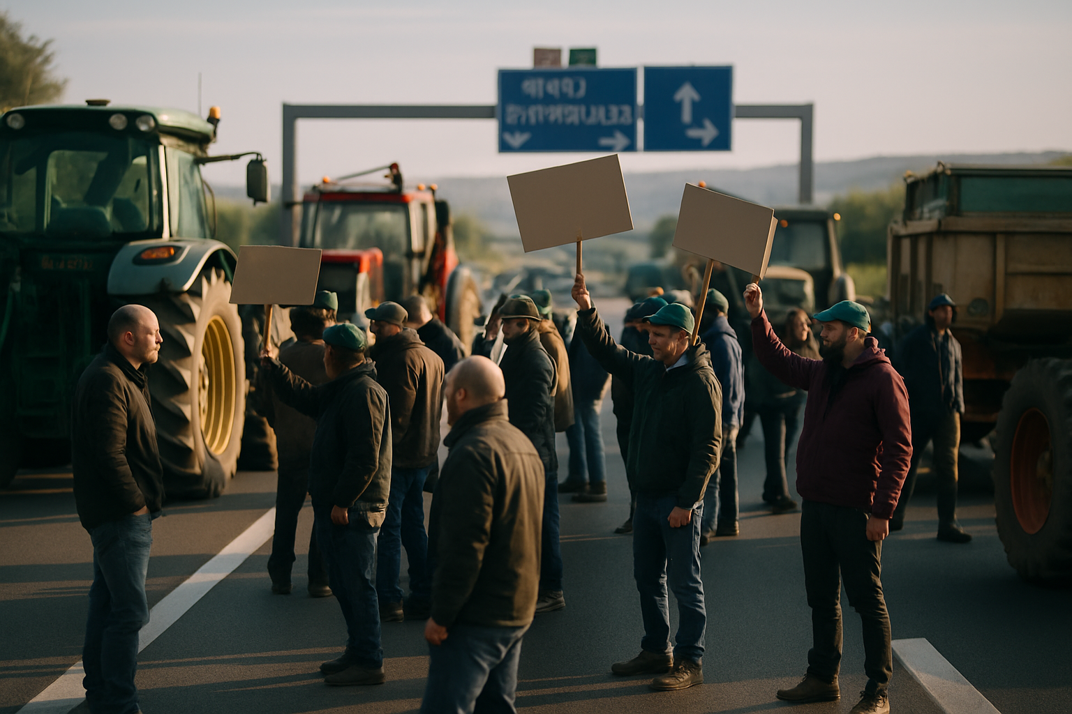 Blocages sur l’A9 et l’A709 ce lundi matin : des agriculteurs en colère mobilisés entre Nîmes et Montpellier