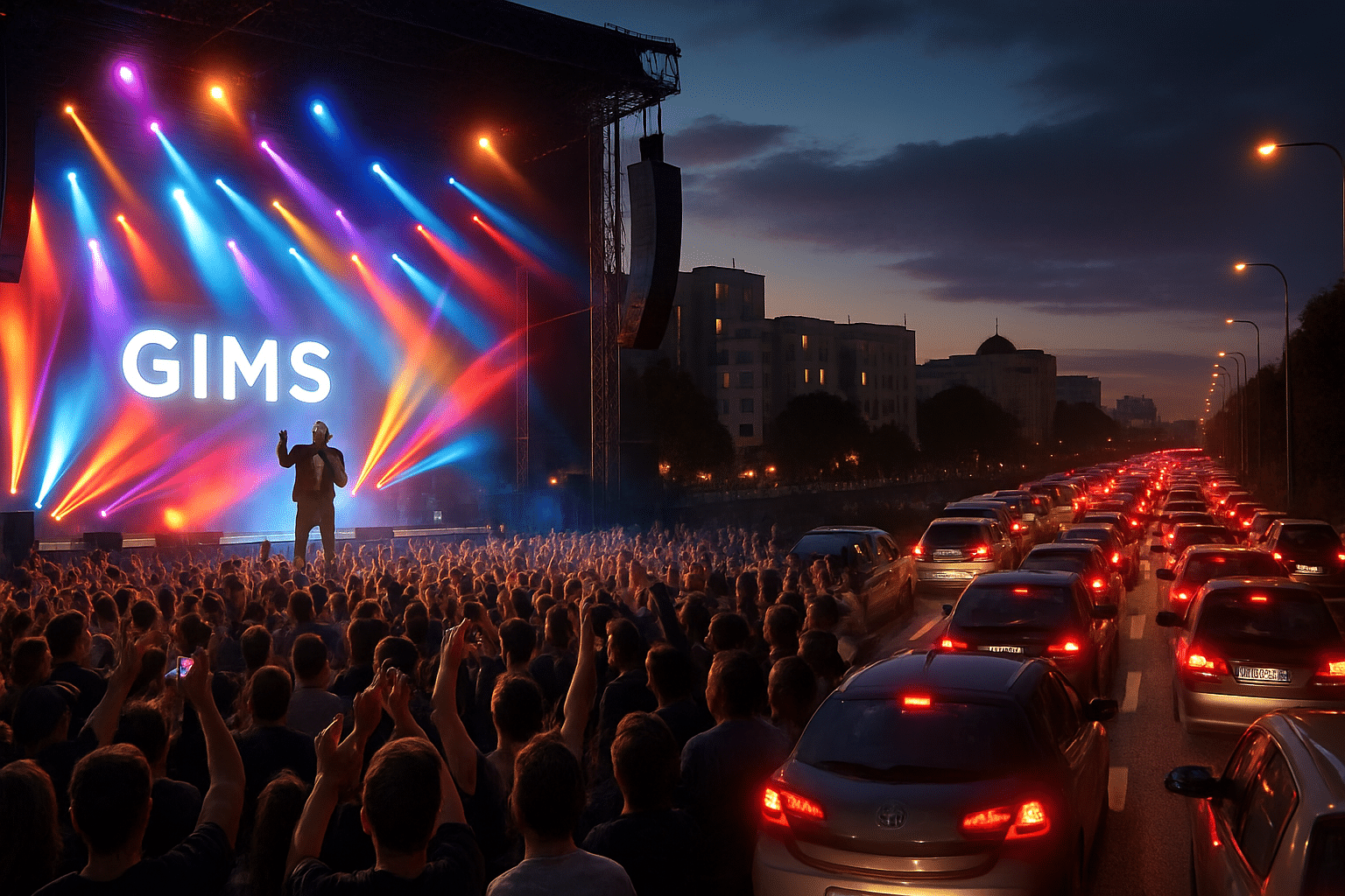 Gims en concert à Montpellier mardi et mercredi : prévoyez des embouteillages sur l’A709 dès 17h