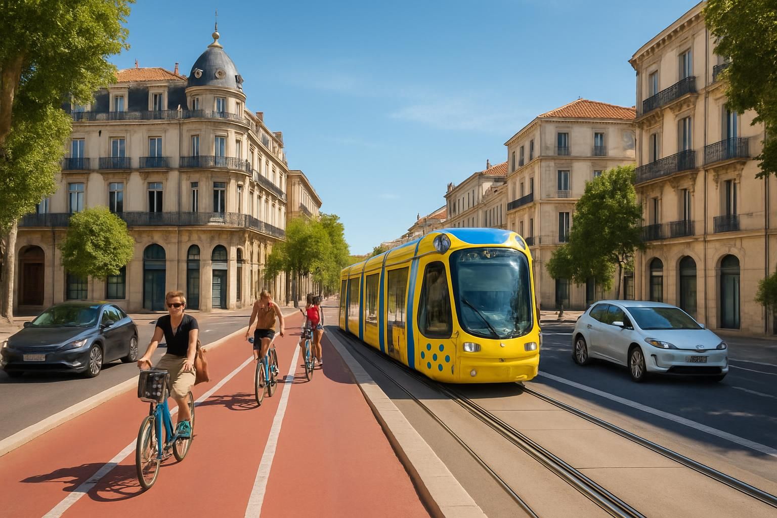Montpellier : la gratuité des transports en commun a-t-elle réduit l’usage de la voiture ou du vélo ?